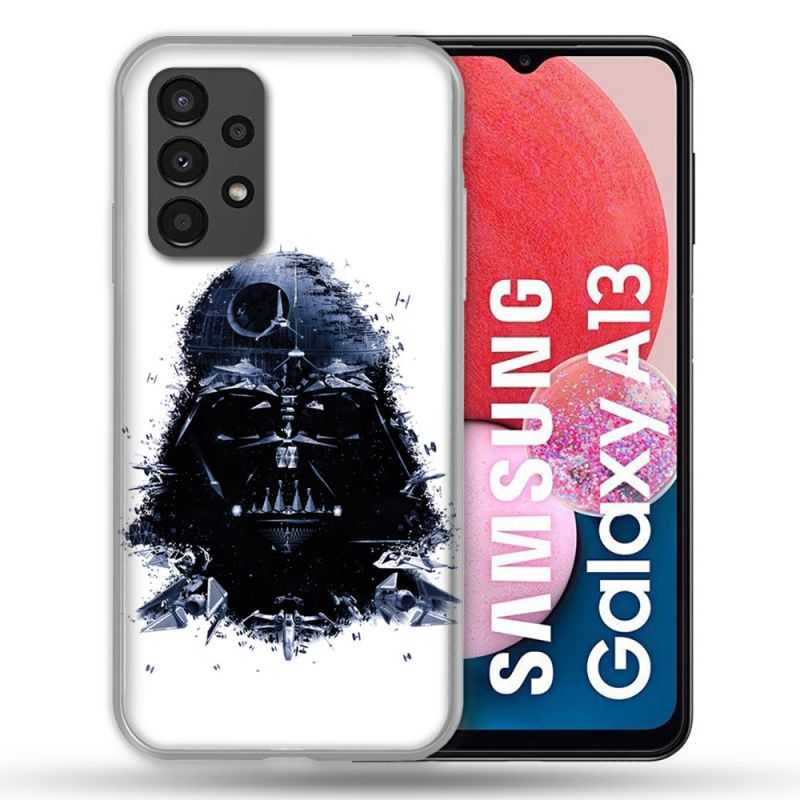 Coque Pour Samsung Galaxy A13 Star Wars - Dark Vador Blanc
