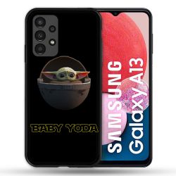 Coque Pour Samsung Galaxy A13 Star Wars - Yoda bebe noir