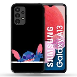 Coque Pour Samsung Galaxy A13 Stitch Noir