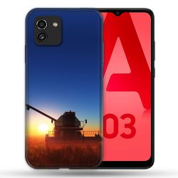Coque Pour Samsung Galaxy A03 Agriculture Moissonneuse Soleil