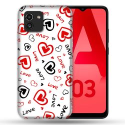 Coque Pour Samsung Galaxy A03 Amour Love