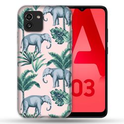 Coque Pour Samsung Galaxy A03 Animal Elephant Pattern