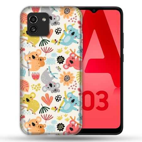 Coque Pour Samsung Galaxy A03 Animal Koala Pattern
