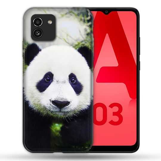 Coque Pour Samsung Galaxy A03 Animal Panda Color