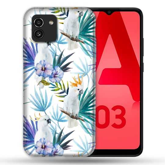 Coque Pour Samsung Galaxy A03 Animal Perroquet Peinture