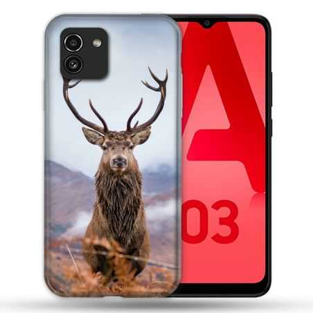 Coque Pour Samsung Galaxy A03 Chasse Chevreuil Montagne