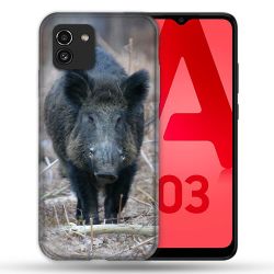 Coque Pour Samsung Galaxy A03 Chasse Sanglier Pin