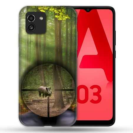 Coque Pour Samsung Galaxy A03 Chasse Sanglier Viseur