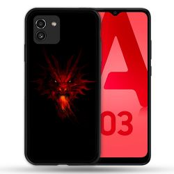 Coque Pour Samsung Galaxy A03 Fantastique Dragon Feu