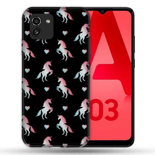 Coque Pour Samsung Galaxy A03 Fantastique Licorne Pattern
