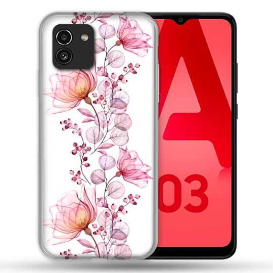 Coque Pour Samsung Galaxy A03 Fleur Eclosion