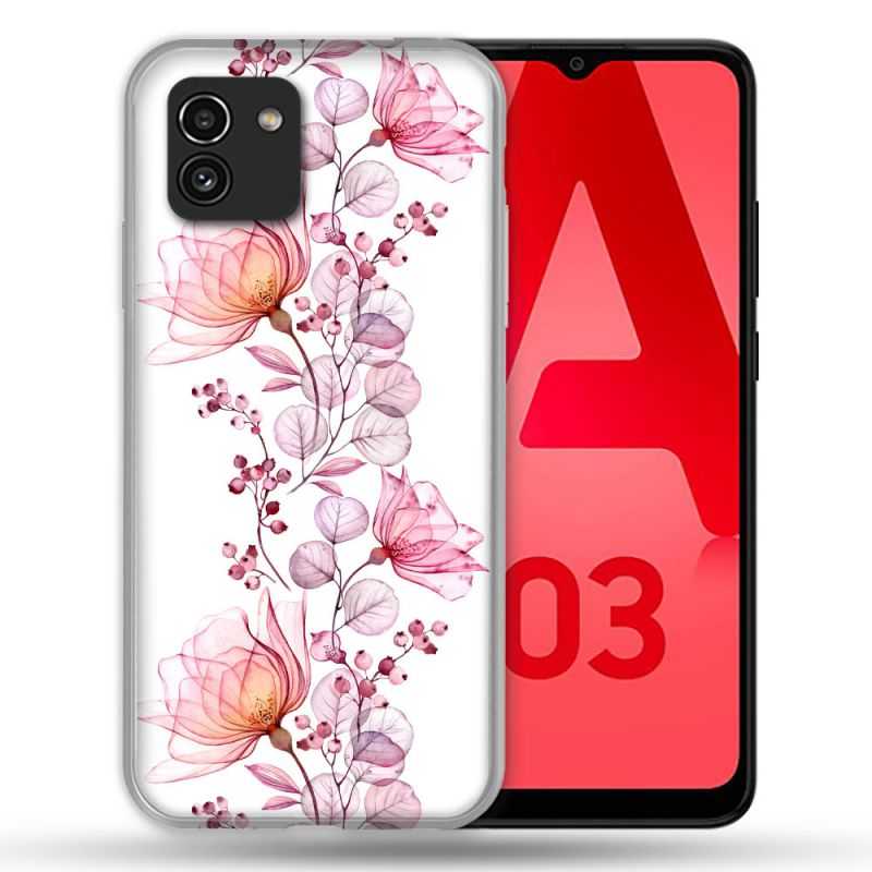 Coque Pour Samsung Galaxy A03 Fleur Eclosion