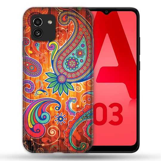 Coque Pour Samsung Galaxy A03 Fleur Psychedelic