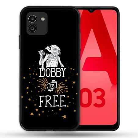 Coque Pour Samsung Galaxy A03 Harry Potter Dobby Free Noir