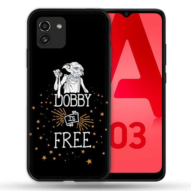 Coque Pour Samsung Galaxy A03 Harry Potter Dobby Free Noir