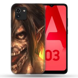 Coque Pour Samsung Galaxy A03 Manga Attaque Titans Eren Titan