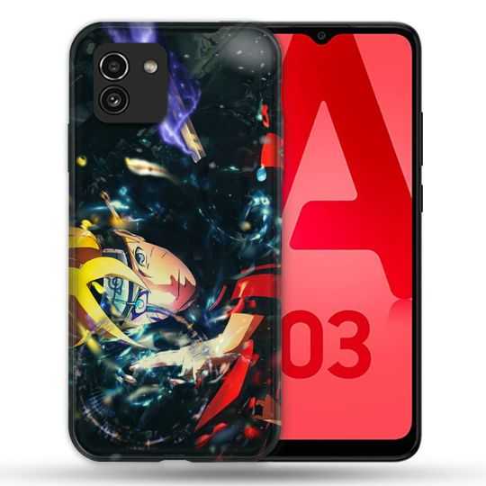 Coque Pour Samsung Galaxy A03 Manga Boruto Eclair