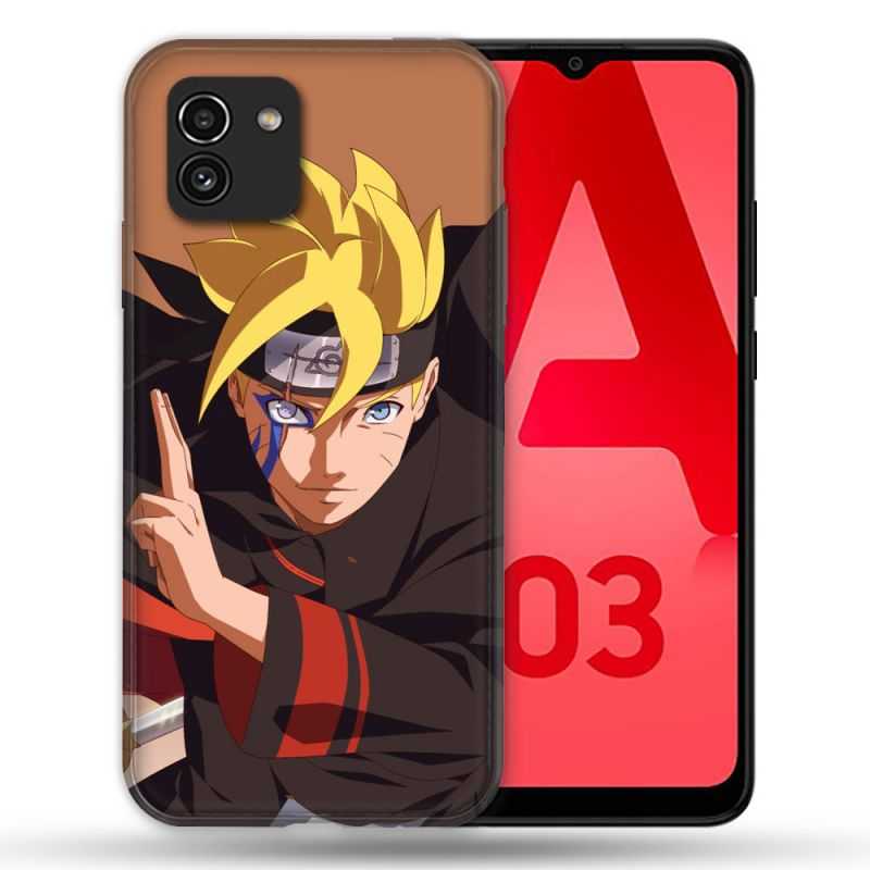 Coque Pour Samsung Galaxy A03 Manga Boruto Signe