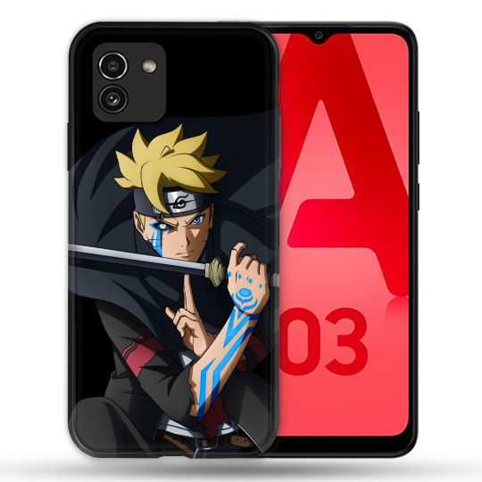 Coque Pour Samsung Galaxy A03 Manga Boruto Tatouage