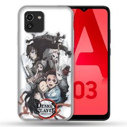 Coque Pour Samsung Galaxy A03 Manga Demon Slayer Blanc