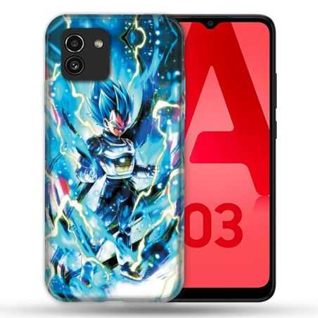 Coque Pour Samsung Galaxy A03 Manga Dragon Ball Vegeta Bleu