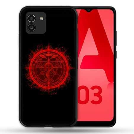 Coque Pour Samsung Galaxy A03 Manga Fullmetal Alchemist Logo