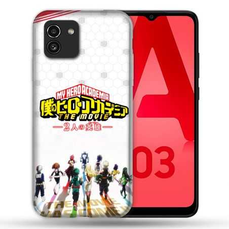 Coque Pour Samsung Galaxy A03 Manga My Hero Academia Blanc