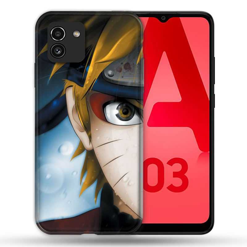 Coque Pour Samsung Galaxy A03 Manga Naruto Blanc