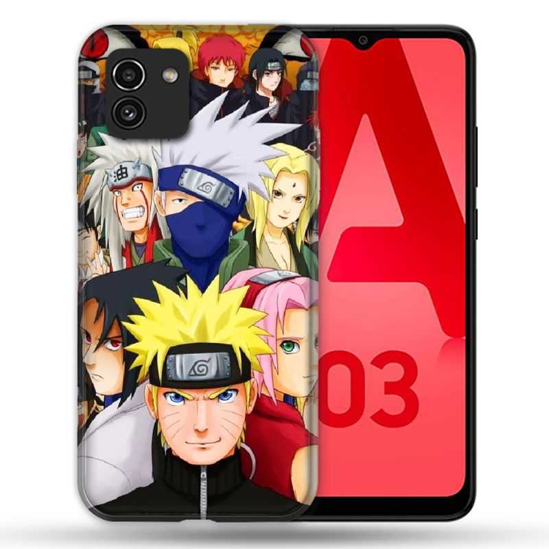 Coque Pour Samsung Galaxy A03 Manga Naruto Team
