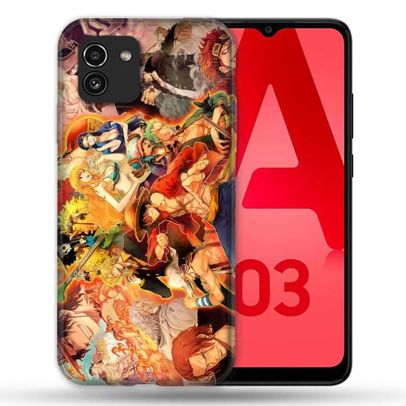 Coque Pour Samsung Galaxy A03 Manga One Piece Nakama