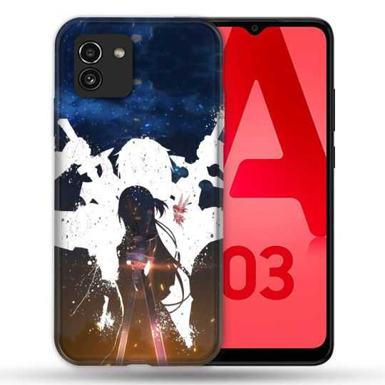 Coque Pour Samsung Galaxy A03 Manga SAO sword Art Online Asuna