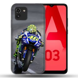Coque Pour Samsung Galaxy A03 Moto Course GP Wheeling 46