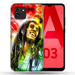 Coque Pour Samsung Galaxy A03 Musique Bob Marley Color
