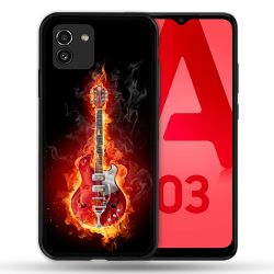 Coque Pour Samsung Galaxy A03 Musique Guitare Electrique