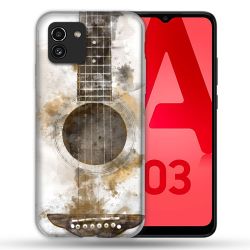 Coque Pour Samsung Galaxy A03 Musique Guitare Tag