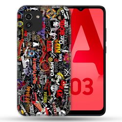 Coque Pour Samsung Galaxy A03 Musique Rock Groupe