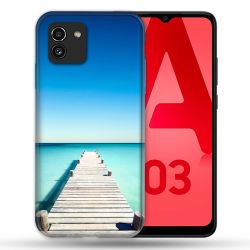 Coque Pour Samsung Galaxy A03 Nature Pont Mer