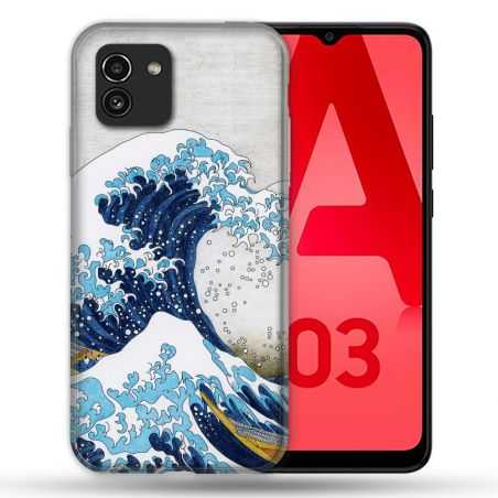 Coque Pour Samsung Galaxy A03 Peinture La Grande Vague