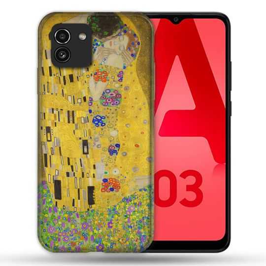 Coque Pour Samsung Galaxy A03 Peinture Le Baiser