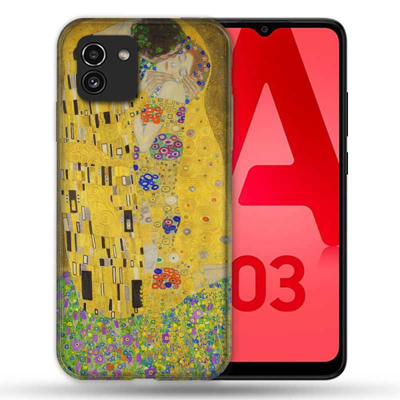 Coque Pour Samsung Galaxy A03 Peinture Le Baiser