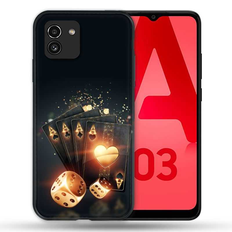 Coque Pour Samsung Galaxy A03 Poker Des