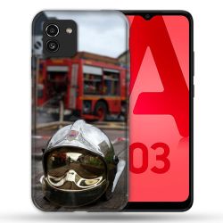 Coque Pour Samsung Galaxy A03 Pompier Casque Camion