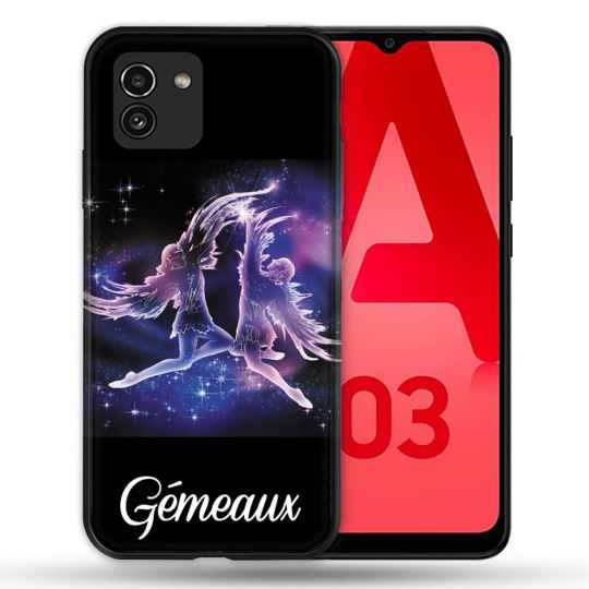 Coque Pour Samsung Galaxy A03 Signe Zodiaque 2 Gémeaux