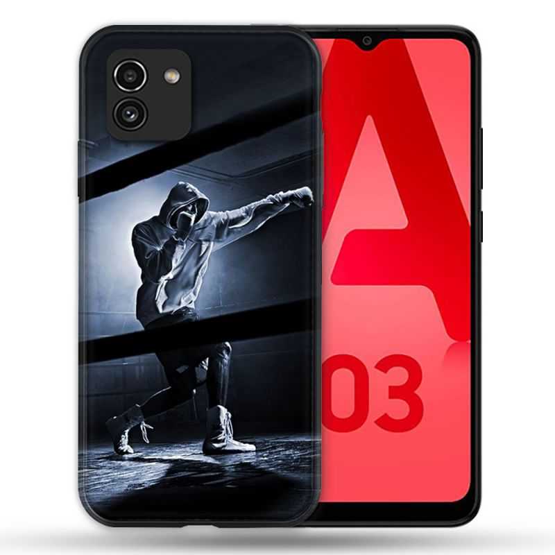 Coque Pour Samsung Galaxy A03 Sport Boxe Poing