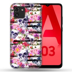 Coque Pour Samsung Galaxy A03 Tete de Mort Pattern