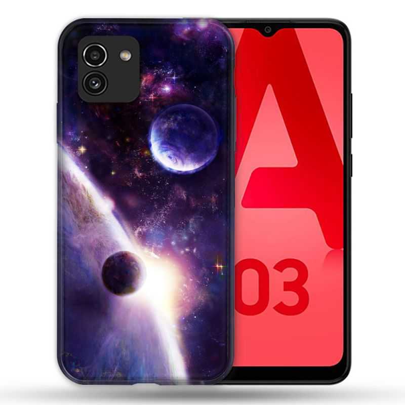 Coque Pour Samsung Galaxy A03 Univers Planete Stellaire