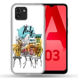Coque Pour Samsung Galaxy A03 Voyage Italie Vintage