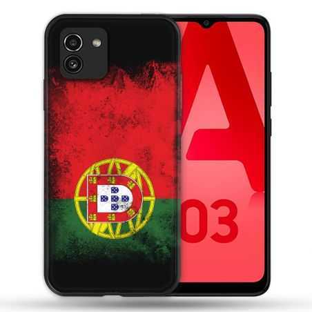 Coque Pour Samsung Galaxy A03 Voyage Portugal Drapeau