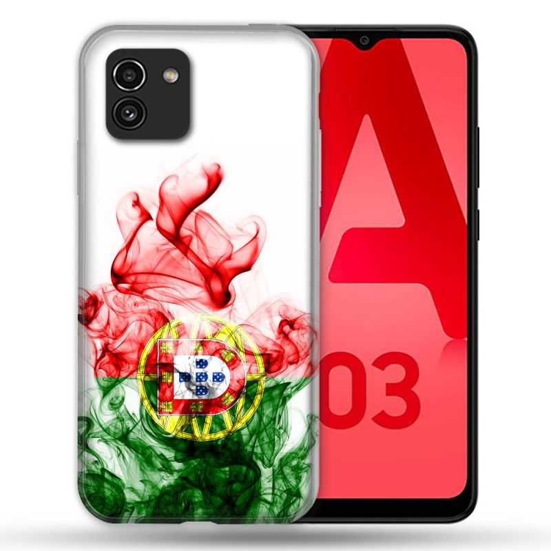 Coque Pour Samsung Galaxy A03 Voyage Portugal Flamme