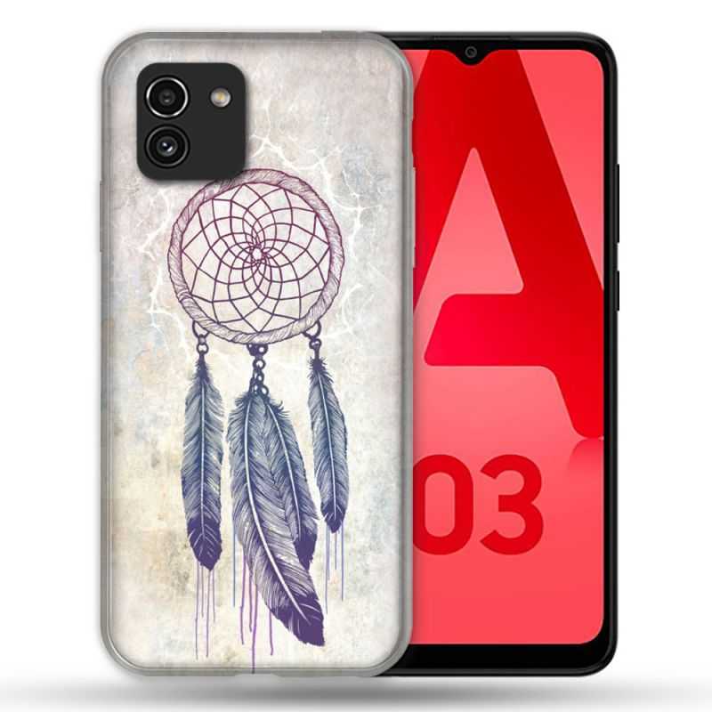 Coque Pour Samsung Galaxy A03 Zen Attrape Reve Blanc